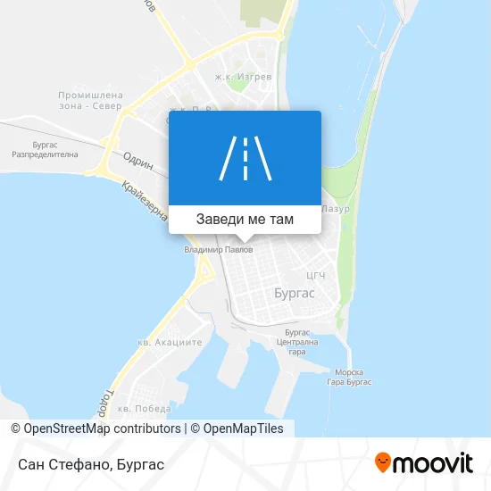 Сан Стефано карта