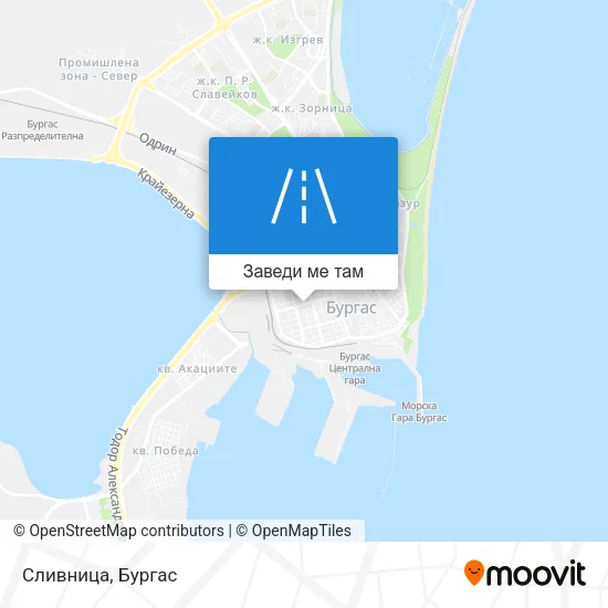 Сливница карта