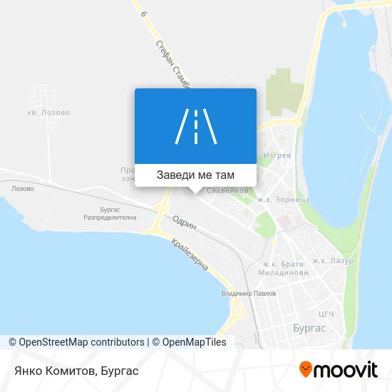Янко Комитов карта