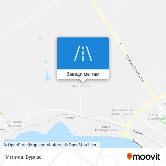 Иглика карта