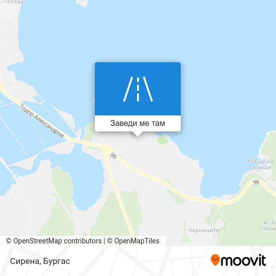 Сирена карта