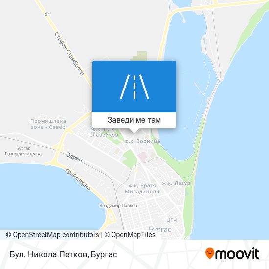Бул. Никола Петков карта