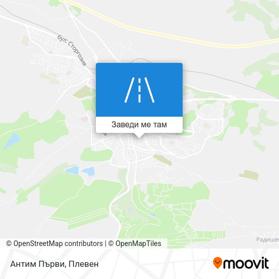 Антим Първи карта