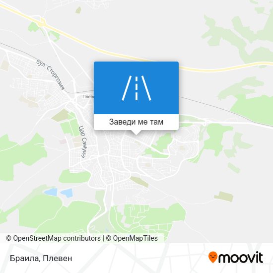 Браила карта