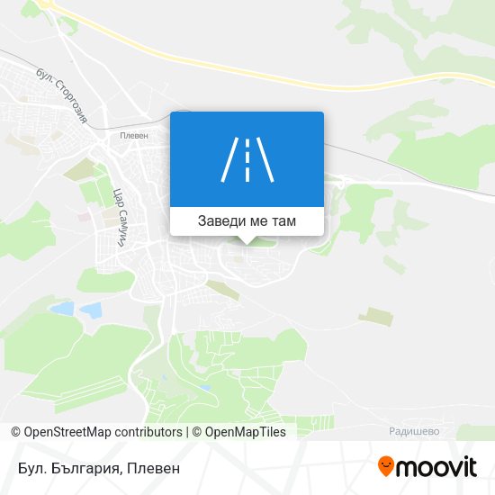 Бул. България карта