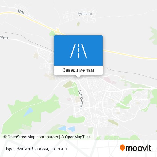 Бул. Васил Левски карта