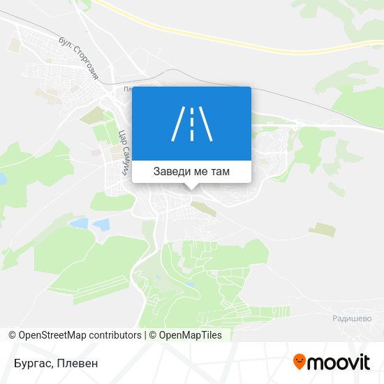 Бургас карта