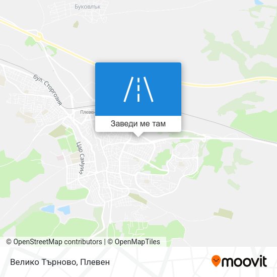Велико Търново карта