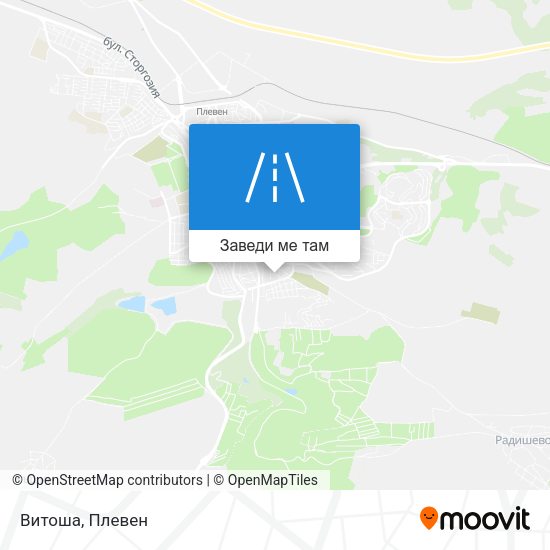 Витоша карта
