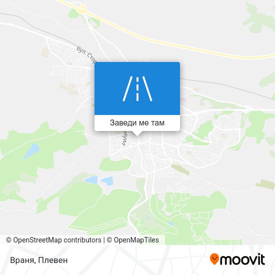 Враня карта