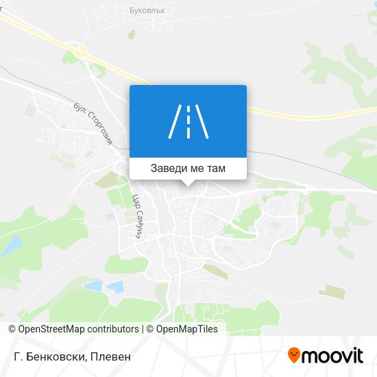 Г. Бенковски карта