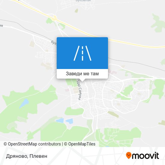 Дряново карта