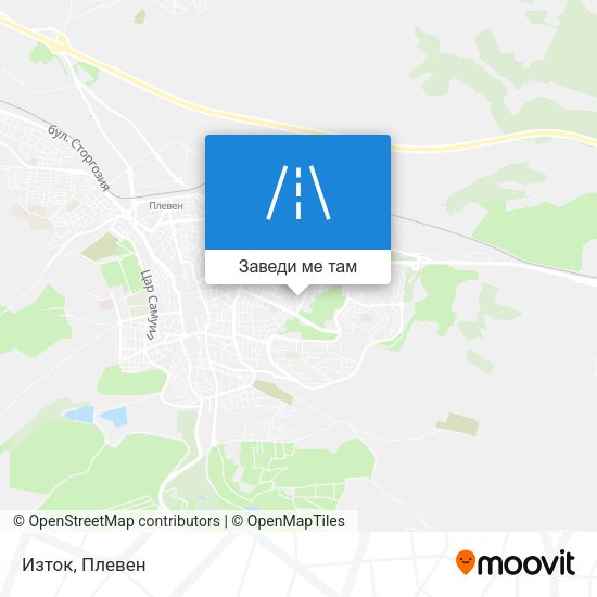 Изток карта