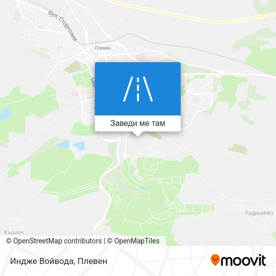 Индже Войвода карта