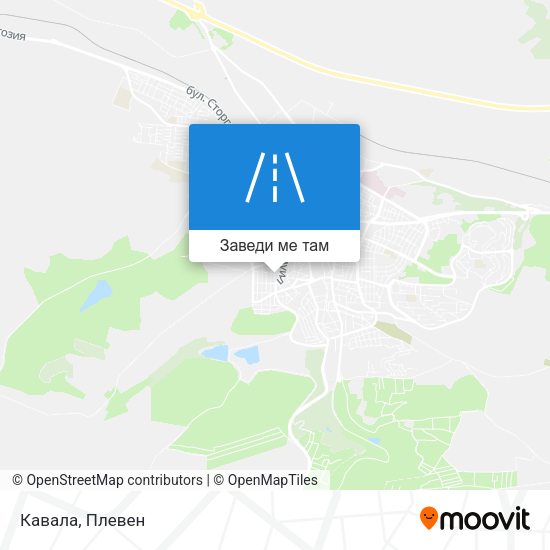 Кавала карта