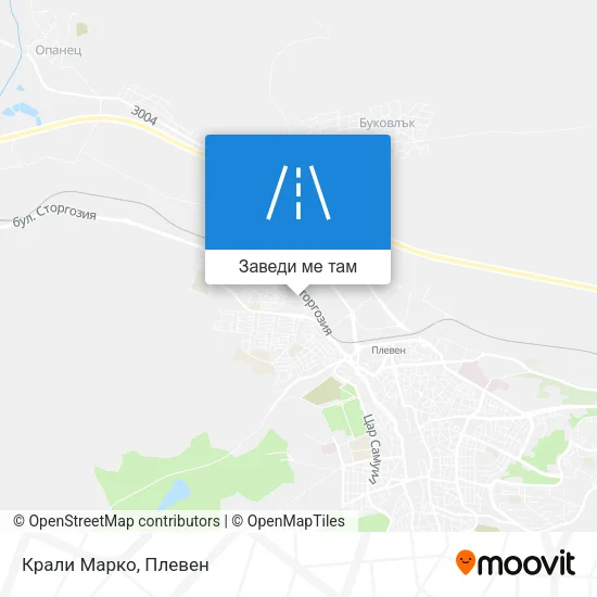 Крали Марко карта