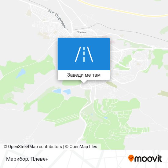 Марибор карта