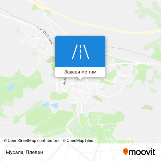 Мусала карта