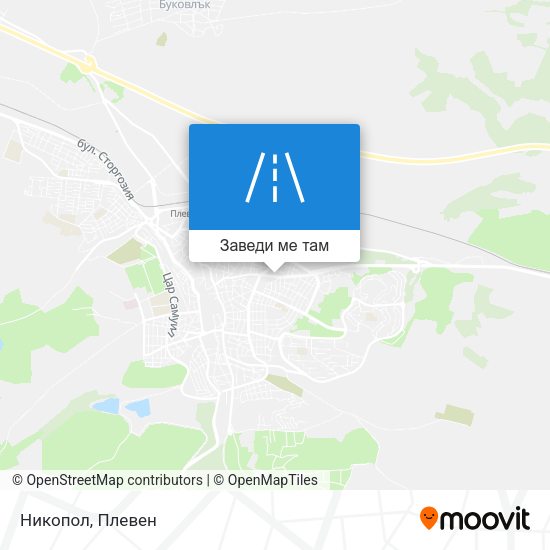 Никопол карта
