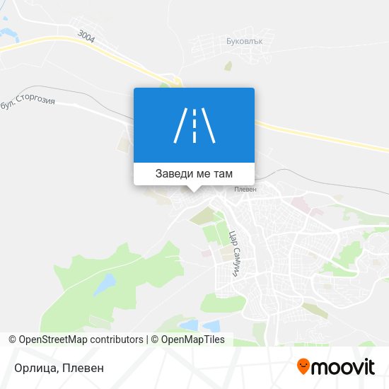 Орлица карта