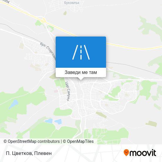П. Цветков карта