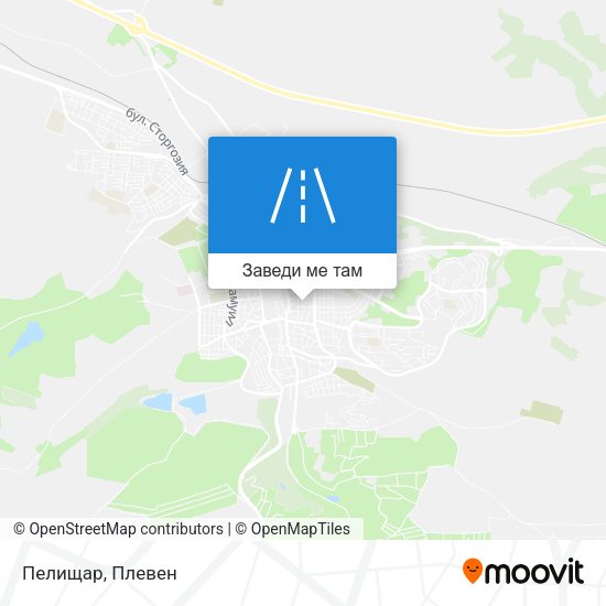 Пелищар карта