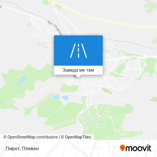 Пирот карта