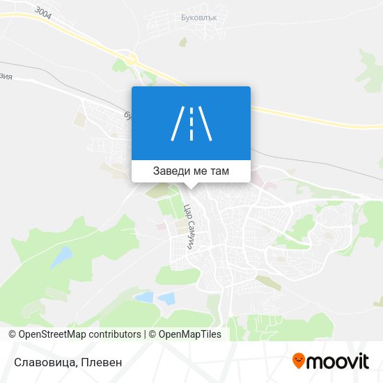 Славовица карта