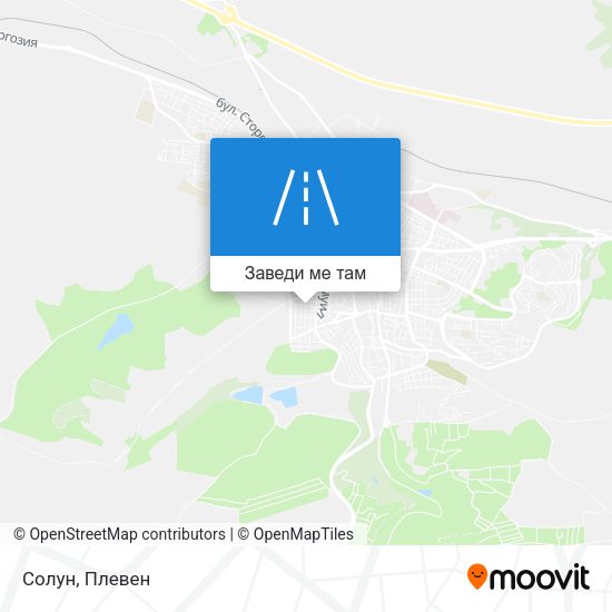 Солун карта