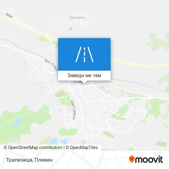 Трапезица карта