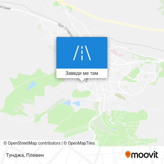 Тунджа карта