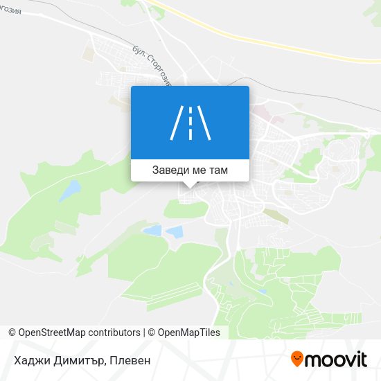 Хаджи Димитър карта