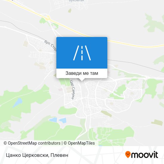 Цанко Церковски карта