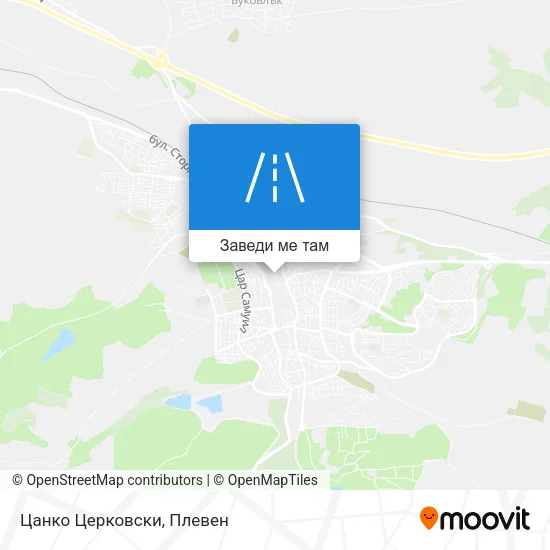 Цанко Церковски карта