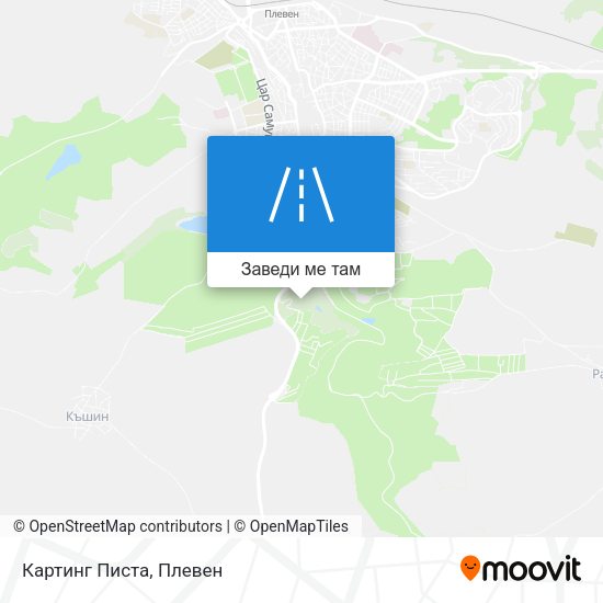 Картинг Писта карта