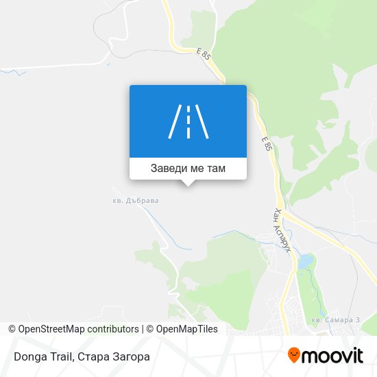 Donga Trail карта