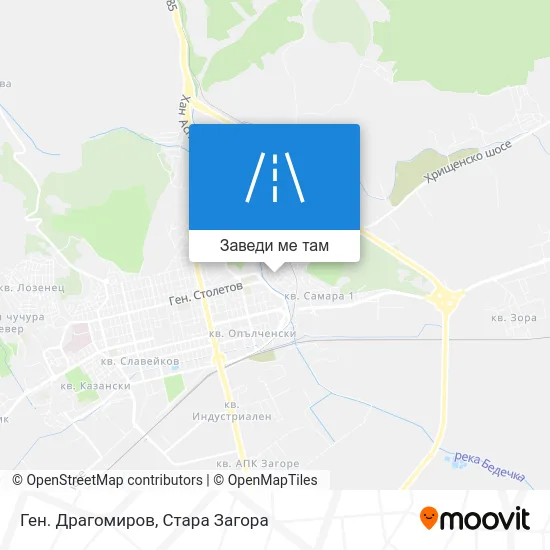 Ген. Драгомиров карта