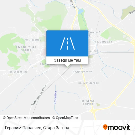 Герасим Папазчев карта