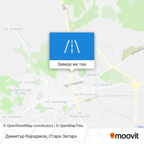 Димитър Караджов карта