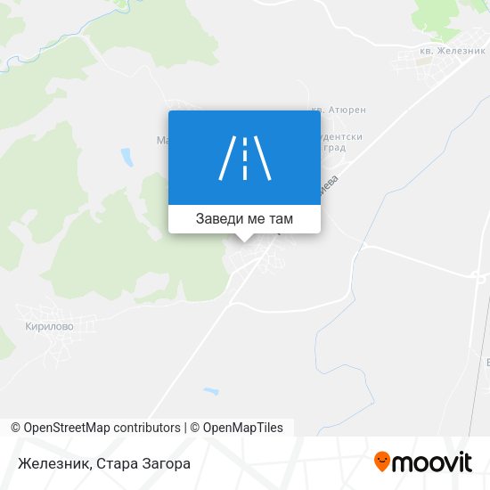 Железник карта