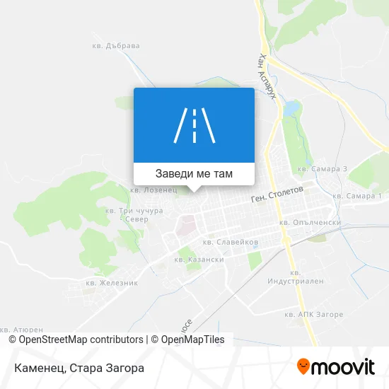 Каменец карта