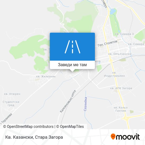 Кв. Казански карта
