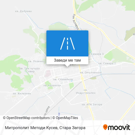 Митрополит Методи Кусев карта