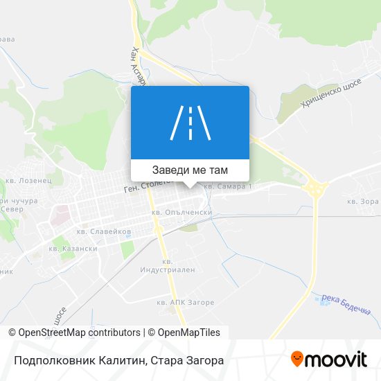 Подполковник Калитин карта