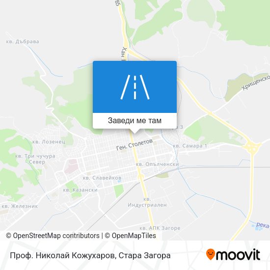 Проф. Николай Кожухаров карта