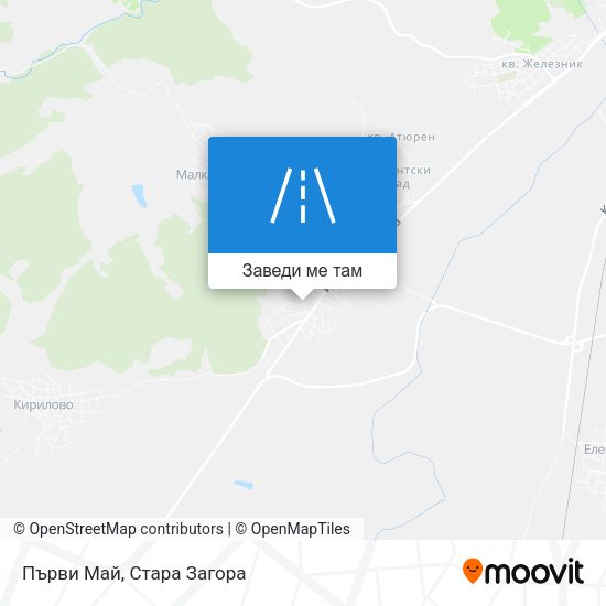 Първи Май карта