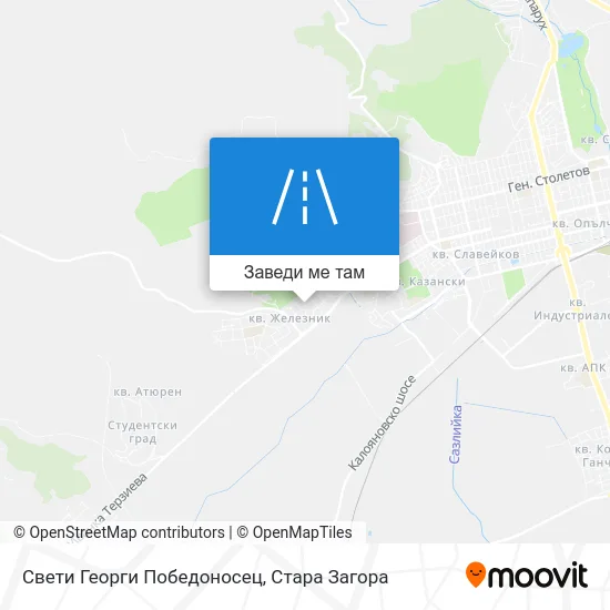 Свети Георги Победоносец карта