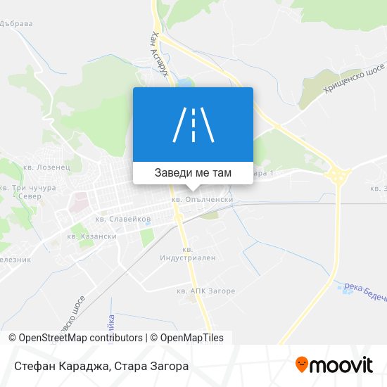 Стефан Караджа карта