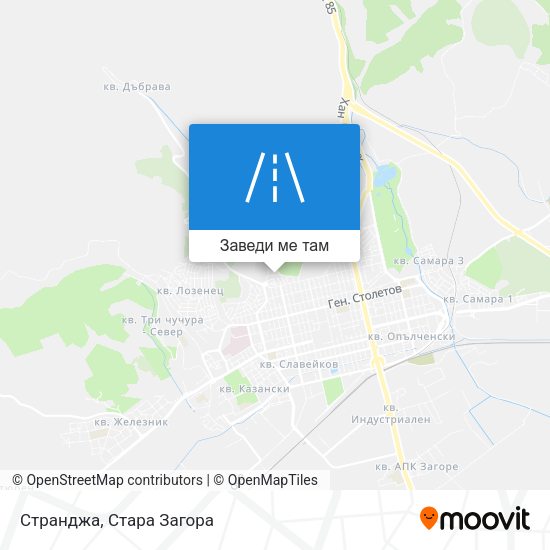 Странджа карта