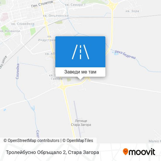 Тролейбусно Обръщало 2 карта